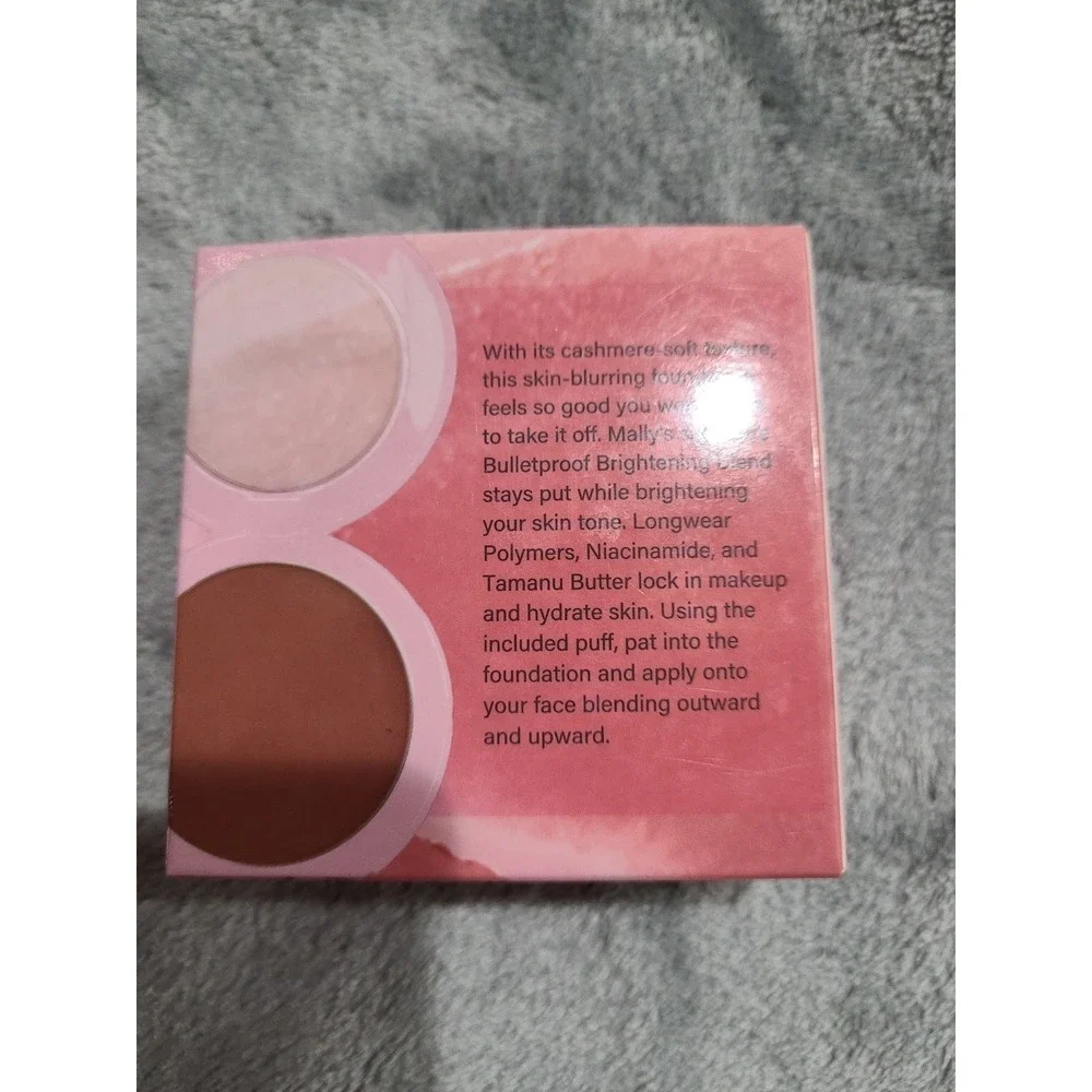 Mally Beauty Soft as Silk‎ Powder Foundation - Deep -  Lightweight Matte Finish